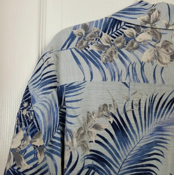 💗Roundtree & tree silk blend tropical shirt big - Picture 7 of 10